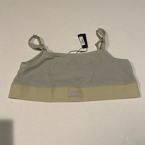 Skims Soft Lounge Bralette Green XL